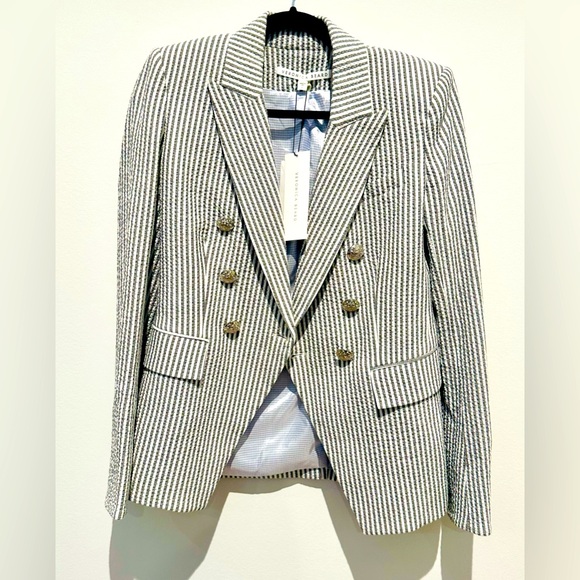 Veronica Beard Jackets & Blazers - Brand New Veronica Beard Seersucker Double-Breasted Blazer